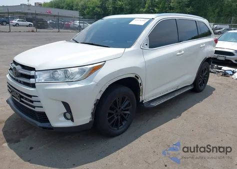 2018 Toyota Highlander Xle из США, поврежденный, VIN 5TDJZRFH1JS543786